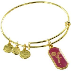 Alex & Ani Marigold October Birth Flower Bracelet